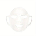 Silicone mask cover, ear-mounted fixed mask to moisturize and absorb essence, reusable facial care tool