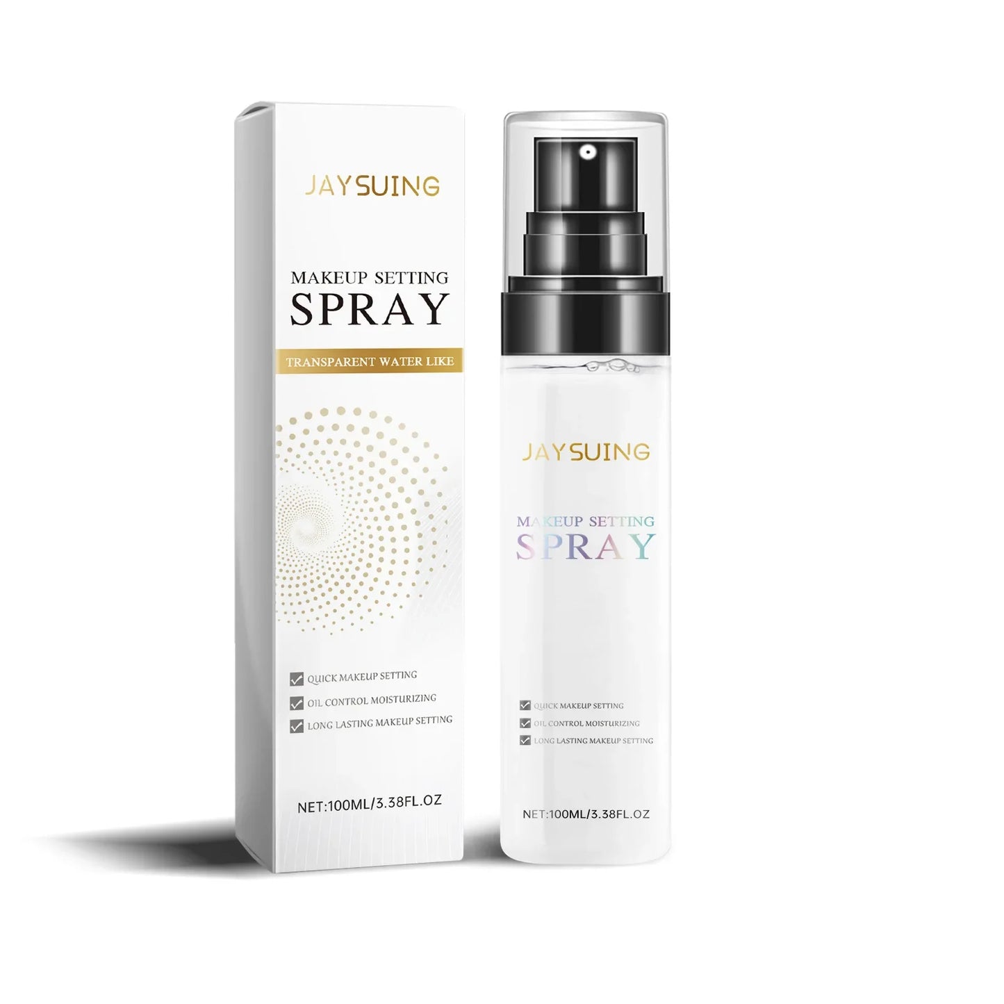 Makeup Setting Spray Hyaluronic Acid Moisturizing Hydrate Oil Control Long-Lasting Sweatproof Refreshing Quick Fixer Cosmetics