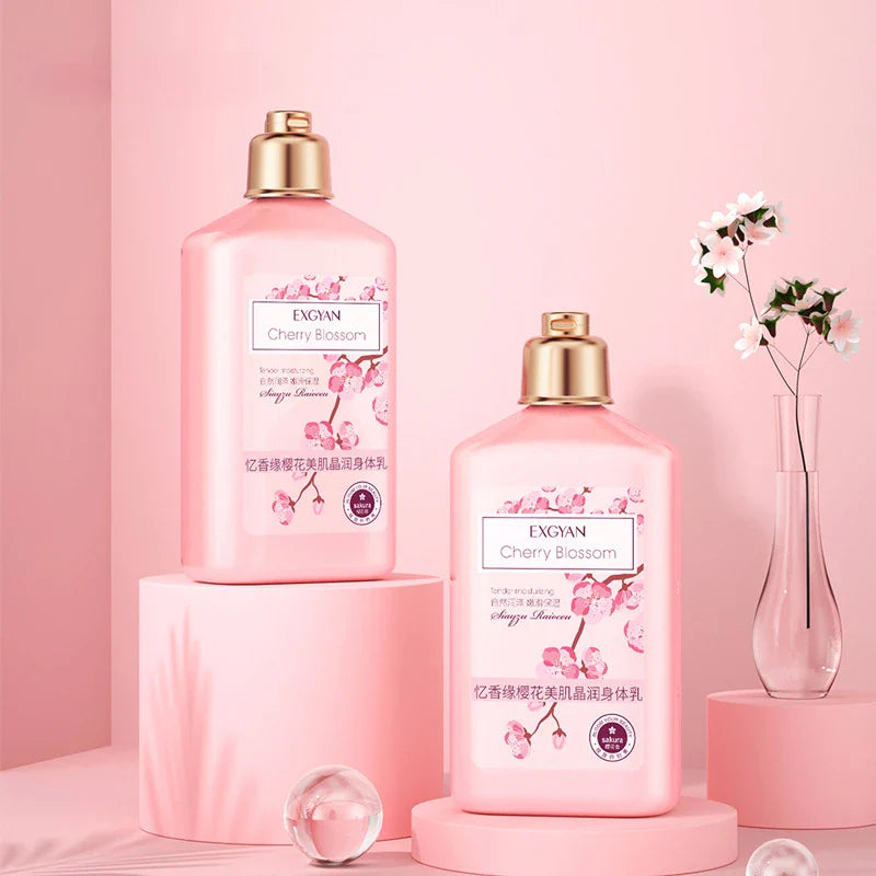 Moisturizing Hydrate Cherry Blossom Body Lotion Lock Water Anti Aging Brightening  Repairing Improve Skin Elasticity