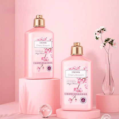 Moisturizing Hydrate Cherry Blossom Body Lotion Lock Water Anti Aging Brightening  Repairing Improve Skin Elasticity