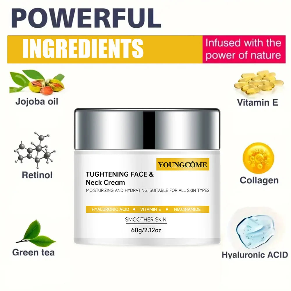 Neck Revitalizing Cream Eliminate Neck Fine Lines Deeply Hydrate Firming Tightening Rejuvenation Nourishing Care Cream