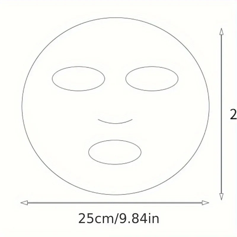 100 Clear Mask Sheets - Skincare Essentials for a Glowing Complexion - Disposable Hydrating Mask Facial Treatment Too face QIWU