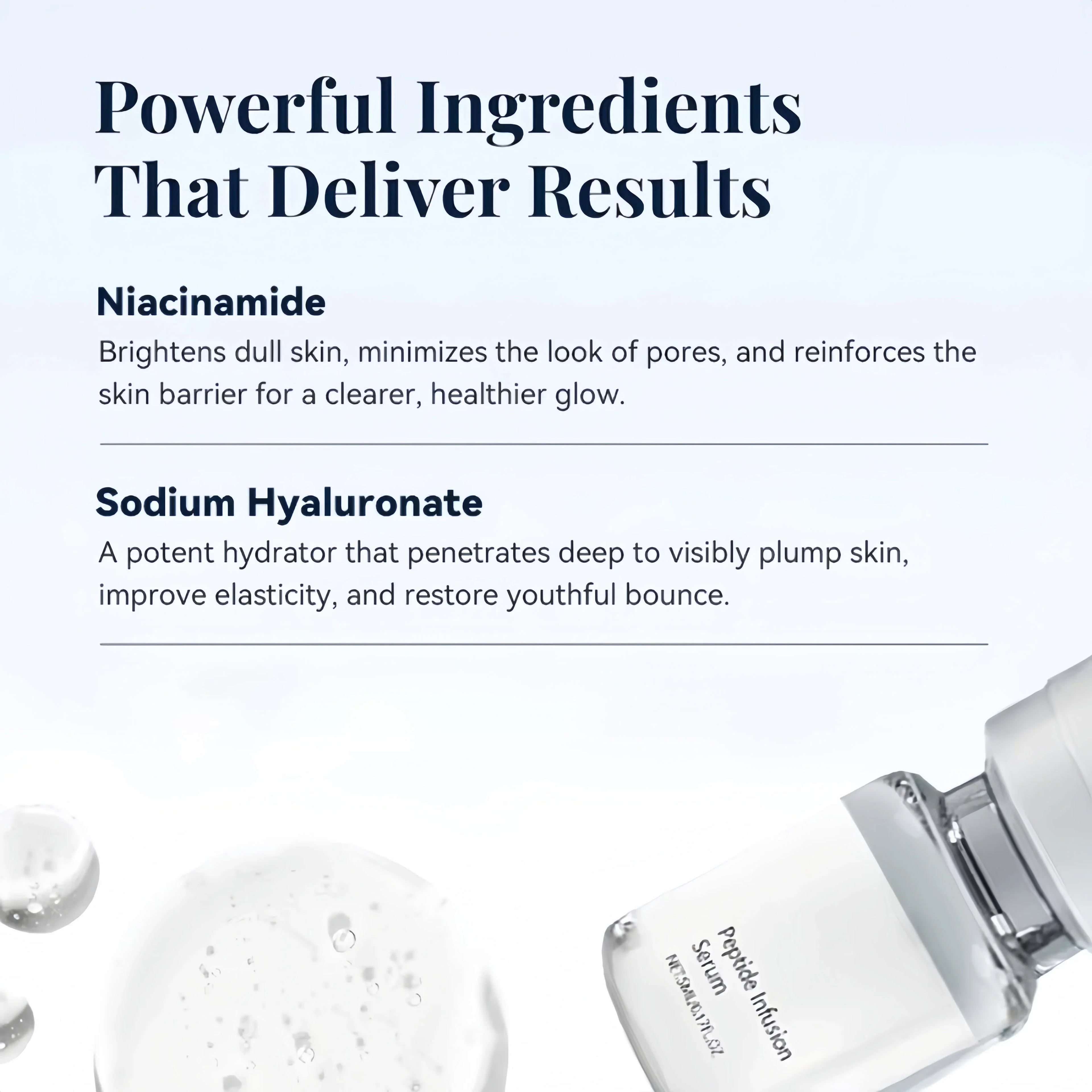 Hyaluronic Acid Anti-wrinkle Essence Hydrate Moisturize Firm Clean Pores Set