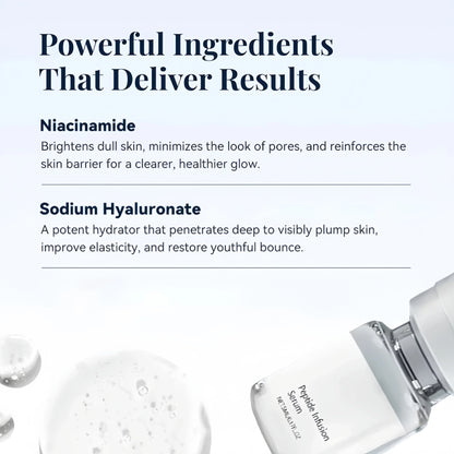 Hyaluronic Acid Anti-wrinkle Essence Hydrate Moisturize Firm Clean Pores Set